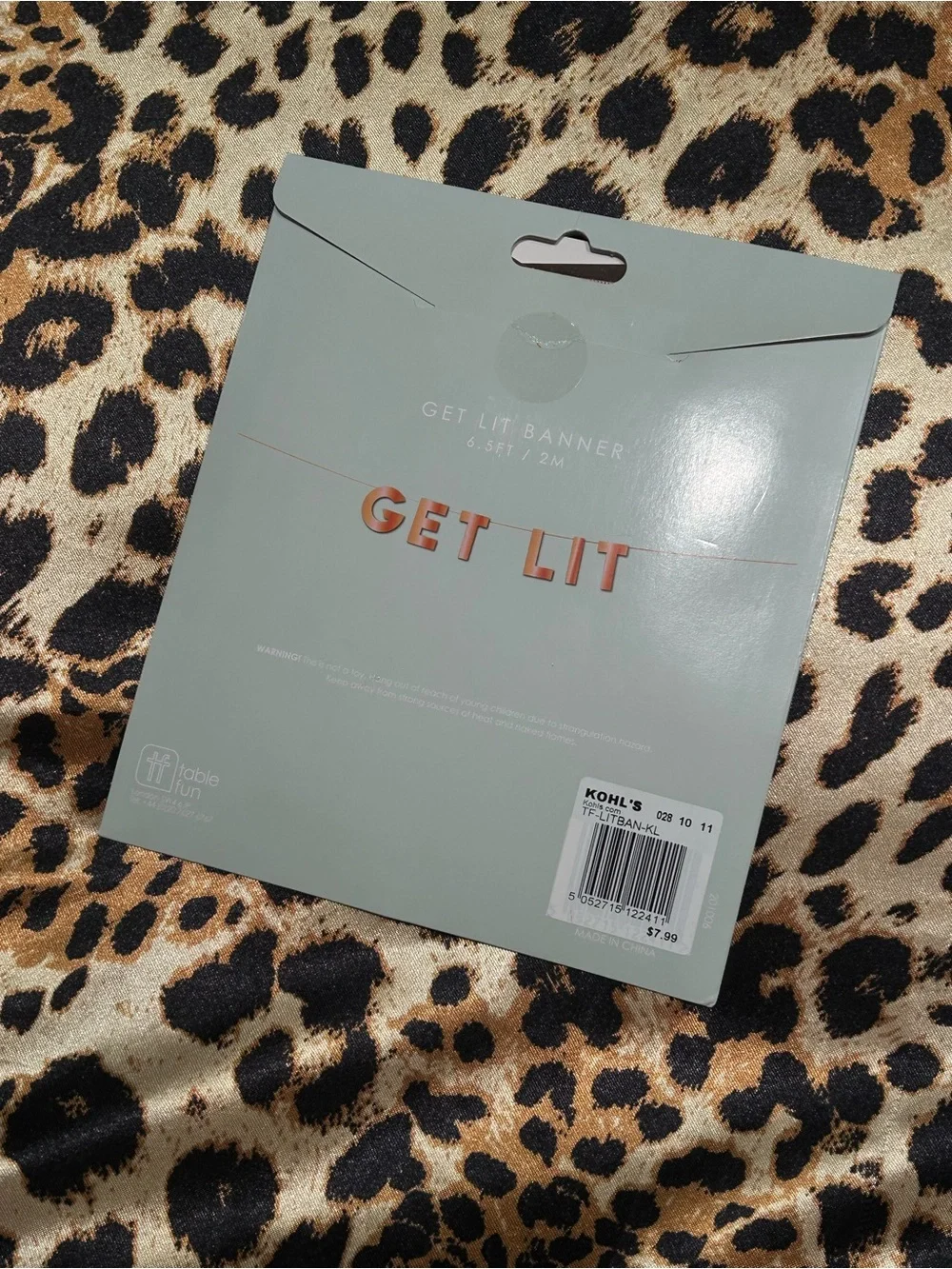 Kohls new packaging